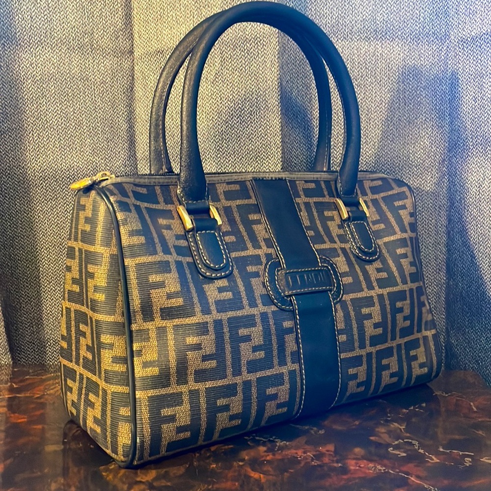 Fendi Zucca Boston Bag - Gem